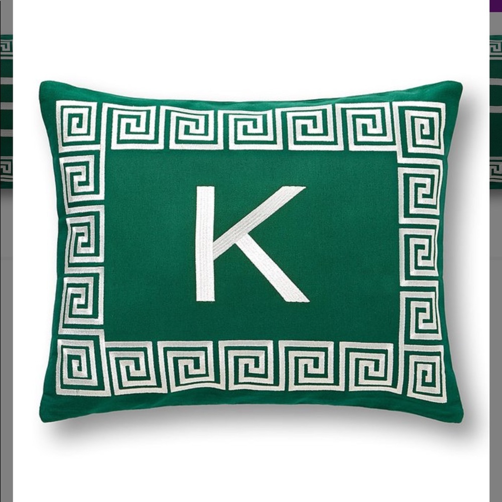 C. Wonder “K” monogram pillow shams NWT